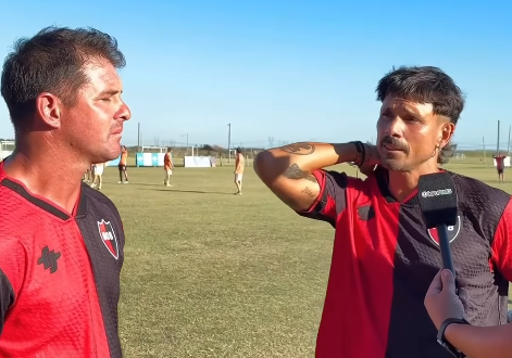 Vella y Sperduti en Funes: las glorias de Newell’s entrenaron en Damfield y palpitan el duelo con River